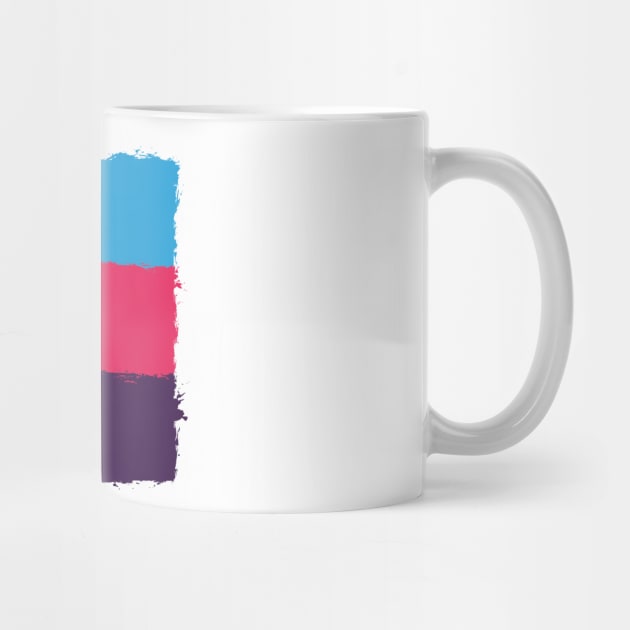 Polyamory Flag - Paint Strokes - New Pride Colors! by LaLunaWinters